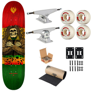 Powell Peralta Premium Flight Skateboard Semien Dreads 8.25" Krux Trucks, Dragon Formula Wheels, Independent Bearings