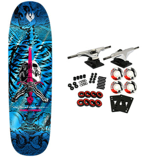 Powell Peralta Complete Skull and Sword Flight Blue 9.265" x 32"