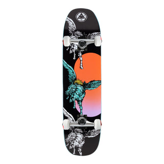 Welcome Skateboard Complete Peggy on Son of Moontrimmer Black 8.25" x 32.125"