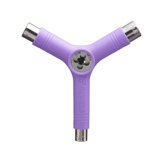 Pig Skateboard Tool Tri-Socket with Re-Threader Purple