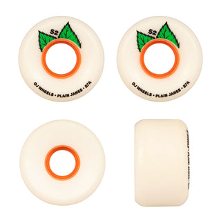 OJ III Wheels 52mm Plain Jane Keyframe V2 87A White