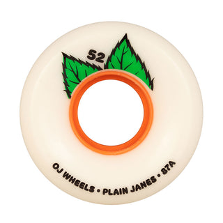OJ III Wheels 52mm Plain Jane Keyframe V2 87A White