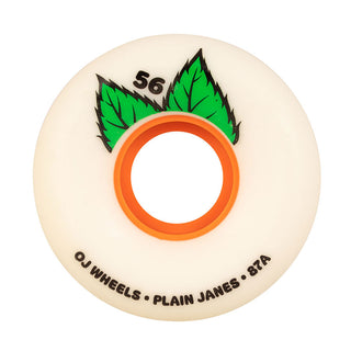 OJ III Wheels 56mm Plain Jane Keyframe V2 87A White