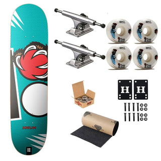 Plan B Premium Skateboard Complete Joslin Grizz Twin 8.0" Ft. Ace/SML/Independent