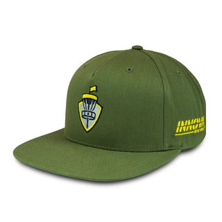 Innova Disc Golf Hat Podium Flatbill Basket Loden Green