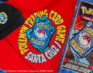 PokemonTCGxSantaCruzSkateboardBlindBagsDeckBanner