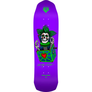 Powell Peralta Skateboard Deck Flight Chris Hiett Skull Purple 8.5" x 31.2"
