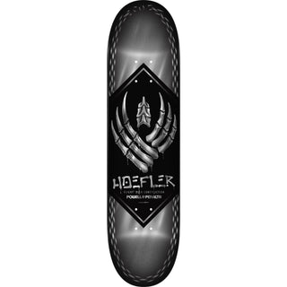Powell Peralta Skateboard Deck Flight Kelvin Hoefler Chains Silver 8.0" x 31.45"