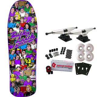 Powell Peralta Skateboard Complete Bucky Lasek Stadium Purple Old School Reissue