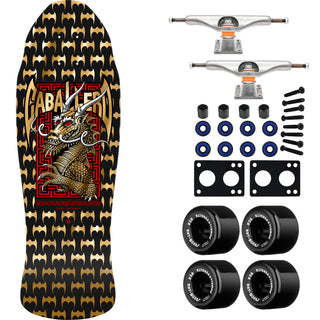 Powell Peralta Skateboard Caballero Street Black/Gold Foil / Independent/ Rat Bones Black