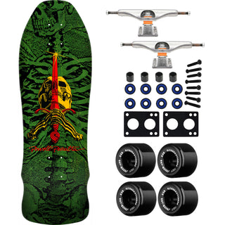 Powell Peralta Skateboard Geegah Skull and Sword Green / Independent/ Rat Bones Black