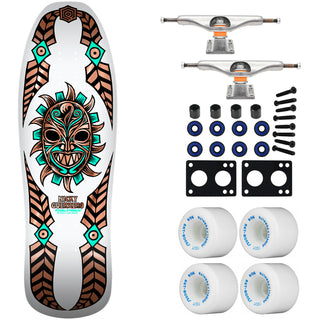 Powell Peralta Skateboard Nicky Guerrero Mask White/Copper Foil / Independent/ Rat Bones White