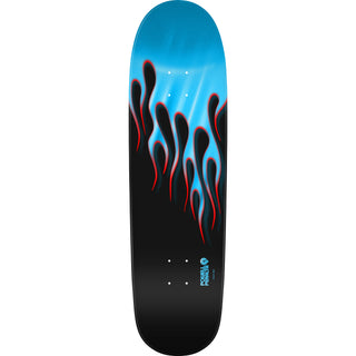 Powell Peralta Skateboard Nitro Hotrod Flames Black/Blue Foil / Independent/ Rat Bones White
