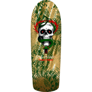 Powell Peralta Skateboard McGill Skull and Snake Green/Gold Foil / Independent/ Rat Bones White