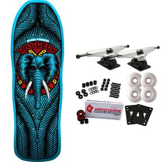 Powell Peralta Skateboard Complete Mike Vallely Elephant Blue Old School Reissue