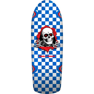 Powell Peralta Skateboard OG Ripper Checker Blue / Independent/ Rat Bones White