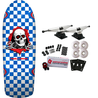 Powell Peralta Skateboard Complete OG Ripper Checker Blue Old School Reissue