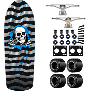 Powell Peralta Skateboard OG Ripper Silver Foil / Independent/ Rat Bones Black
