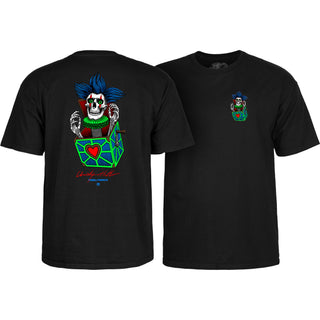 Powell Peralta Skateboard Shirt Chris Hiett Skull Black