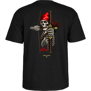 Powell Peralta Skateboard Shirt Zach Doelling Archer Black