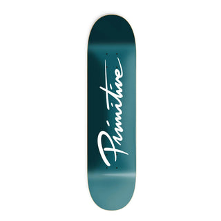 Primitive Skateboard Complete Nuevo Script Blue 7.75" x 31.05"