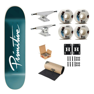 Primitive Premium Complete Skateboard Nuevo Script 7.75" Ft. Krux/SML/Independent