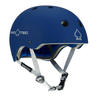 Pro Tec Skateboard Helmet Classic Certified Matte Blue Size S