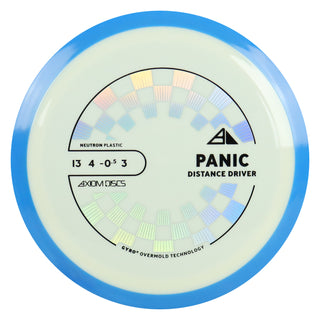 Axiom Discs Project Lab Coat Neutron Panic Distance Driver 13/4/-0.5/3 White/Blue 168 grams