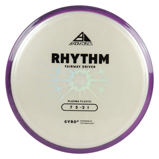Axiom Discs Project Lab Coat Plasma Rhythm Fairway Driver 7/5/-2/1 White/Purple Black 162 grams