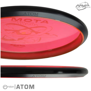 MVP Disc Golf Proton Atom Putter 3/3/0/1 Red 172 grams