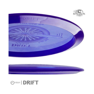 Streamline Disc Golf Proton Drift Fairway Driver 7/5/-2/1 Light Blue/Red Gold 174 grams