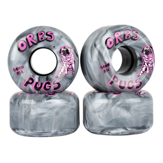 Krux Skateboard Trucks DLK Raw 8.25" Welcome 54mm 85A Orbs, Bones Reds Bearings