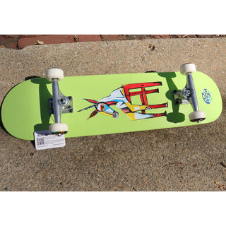 Push Skateboard Complete Ethiopia MLSL Lime Green 8.0" x 31.6"