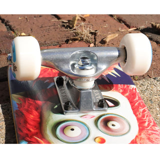 Push Skateboard Complete Frosty Soft Top Red/Blue 6.5" x 28.2"