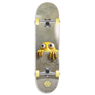 Push Skateboard Complete Peek Over Yellow 7.0"