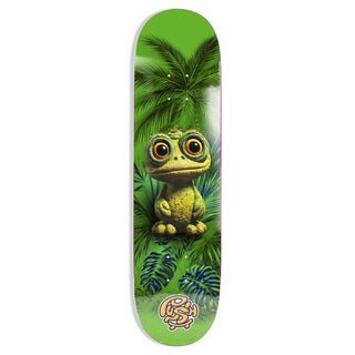 Push Skateboard Complete Mr Frog Incomplete Green 7.5" - Unassembled Kit with Tool