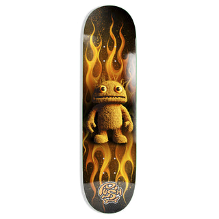 Push Skateboard Complete Mr Furry Incomplete Orange 7.75" - Unassembled Kit with Tool