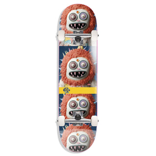 Push Skateboard Complete Frosty Soft Top Red/Blue 6.5" x 28.2"