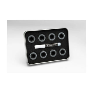 Quantum Bearing Science Skateboard Bearings Metallic Plus Kit