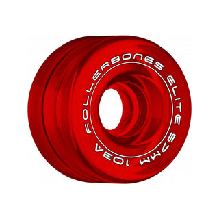 Rollerbones Quad Skate Wheels 57mm x 30mm Elite 103A 8-Pack Red