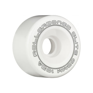 Rollerbones Quad Skate Wheels 62mm x 30mm Elite 103A 8-Pack White