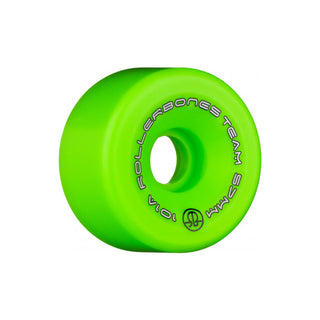 Rollerbones Quad Skate Wheels 57mm x 30mm Logo 101A 8-Pack Green