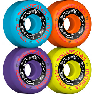 Rollerbones Quad Skate Wheels 57mm x 30mm Moxi Michelle Steilen Signature 4-Pack 101A Assorted