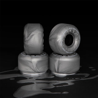 Ricta Skateboard Wheels 56mm Clouds 86A Metallic Silver