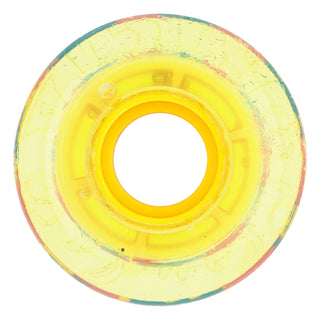 Ricta Skateboard Wheels 54mm Clear Splatter Clouds 78A Camo Yellow