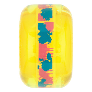 Ricta Skateboard Wheels 54mm Clear Splatter Clouds 78A Camo Yellow