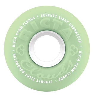 Ricta Skateboard Wheels 54mm Clouds 78A Glow in the Dark
