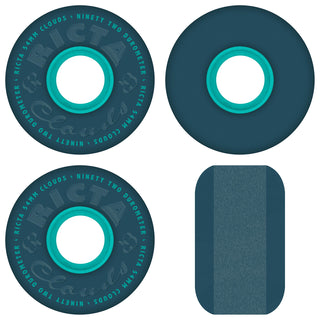 Ricta Skateboard Wheels 54mm Clouds 92A Navy