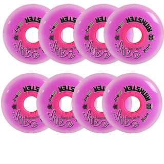 Rink Rat Roller Hockey Wheels Rinkster Vibe 80mm XXX Grip Purple 8-Pack