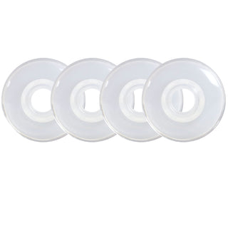 Rink Rat Roller Hockey Wheels Rinkster Ghost 80mm XXX Grip White/Clear 4-Pack